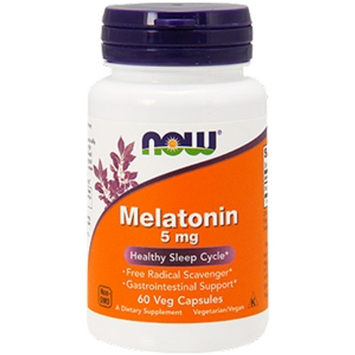 Melatonin 5mg 60c by Now Foods