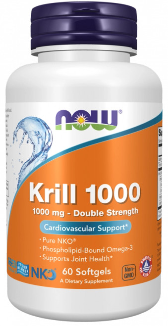 Neptune Krill 1000 1000mg 60sg by Now Foods