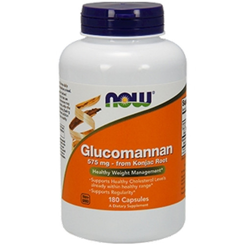 Glucomannan 575mg 180c by Now Foods