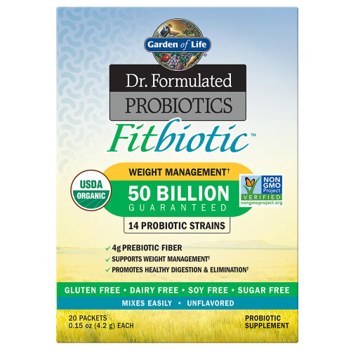 Dr. Formulated Probiotics Fitbiotic 20 pkts by Garden of Life