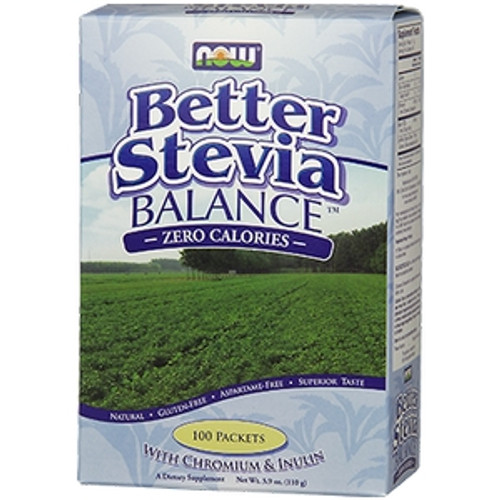 BetterStevia Balance with Chromium & Inulin 100pkts by Now Foods