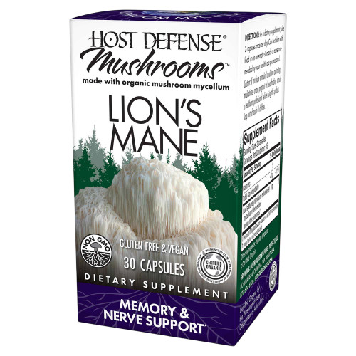 Lions Mane (Hericium erinaceus) 30c by Host Defense