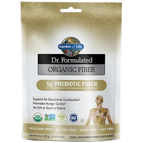 Dr. Formulated Organic Fiber Unflavored 32 serv by Garden of Life