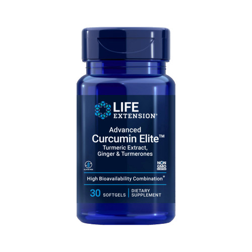 Advanced Curcumin Elite Turmeric Extract, Ginger & Turmerones 30sg by Life Extension