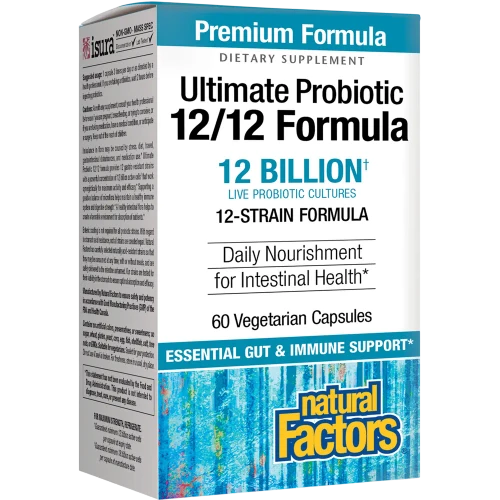 Ultimate Probiotic 12/12 Formula 60c by Natural Factors