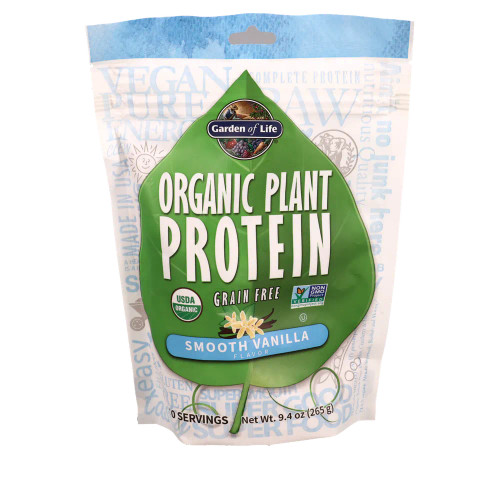 rganic Plant Protein Vanilla 10 serv by Garden of Life