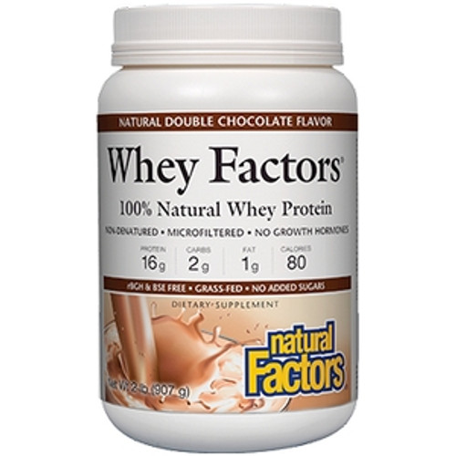 Whey Factors Powder Mix Chocolate 41 serv by Natural Factors