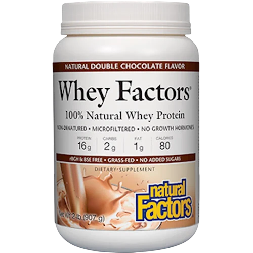 Whey Factors Powder Mix Chocolate 41 serv by Natural Factors