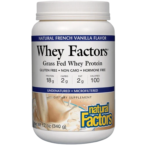 Whey Factors Powder Mix Vanilla 304 grams by Natural Factors