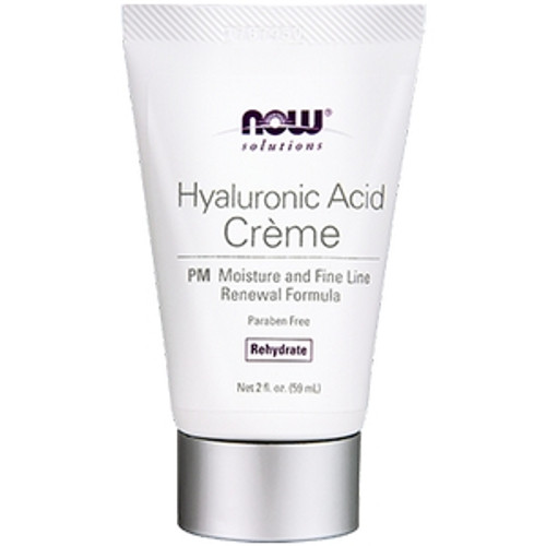 Hyaluronic Acid Moisturizer PM 2 fl oz by Now Foods