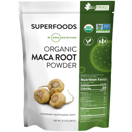 Raw Organic Maca Root Powder 40 serv by Metabolic Response Modifier