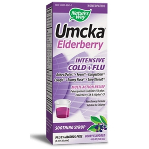 Umcka Elderberry Intensive Syrup 4 oz by Nature's Way