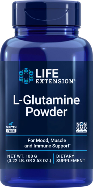 L-Glutamine Powder 100g by Life Extension