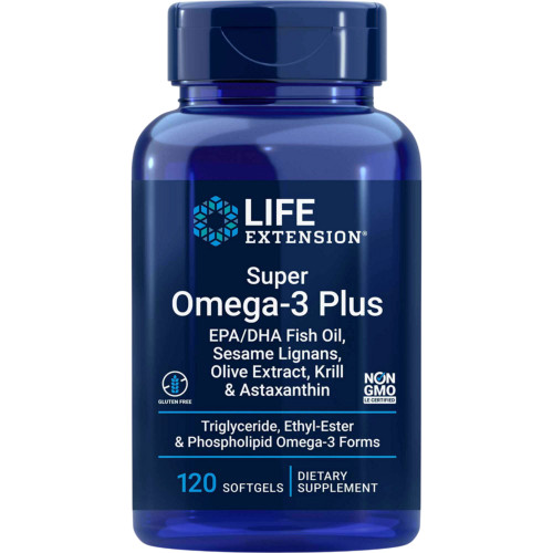 Super Omega-3 Plus EPA/DHA Fish Oil 120sg by Life Extension