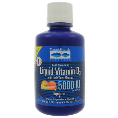 Liquid Vitamin D3 16fl oz by Trace Minerals Research