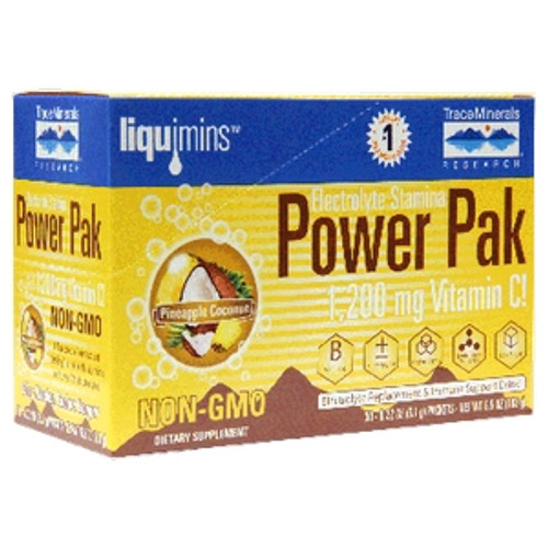 Power Pak Pineapple Coconut 30 packets by Trace Minerals Research