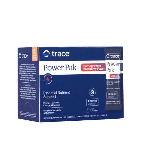 Electrolyte Stamina Power Pak - Non-GMO Pom-Blueberry 30pack by Trace Minerals Research
