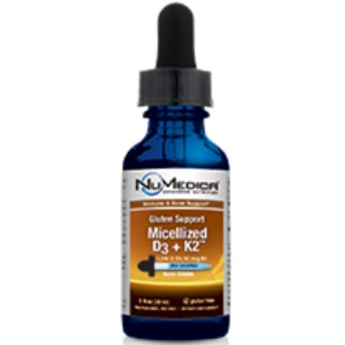 GS Micellized D3 + K2 1 fl oz by NuMedica