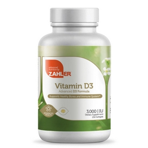 Vitamin D3 3000 IU - 250sg by Zahler
