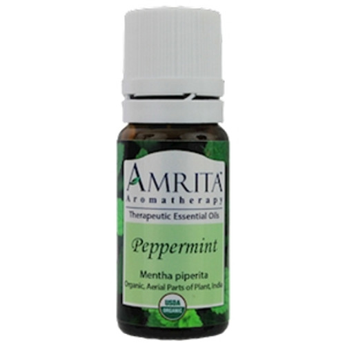 Peppermint Essential Oil Organic - 10 ml by Amrita Aromatherapy