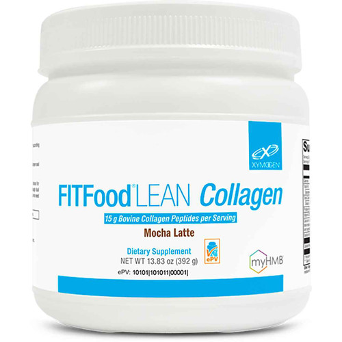 FIT Food Lean Collagen Mocha Latte 14 Serv - Xymogen