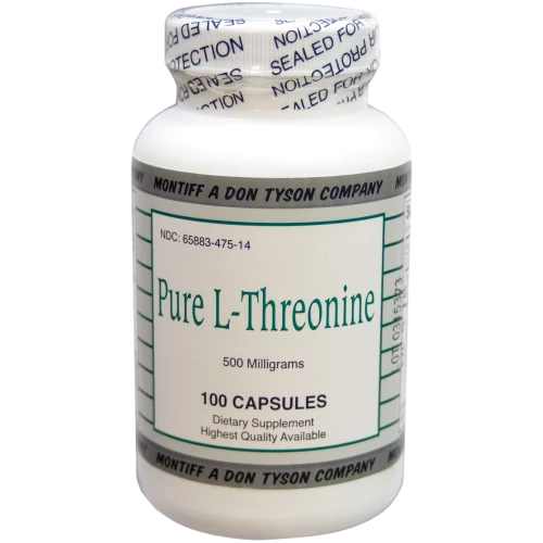 Pure L-Threonine 500mg 100c by Montiff