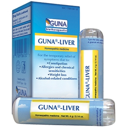 Guna-Liver/2 Tubes of 4g each(80 granules) by GUNA
