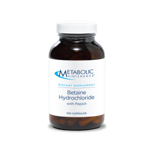 Betaine HCL w/Pepsin 100c by Metabolic Maintenance