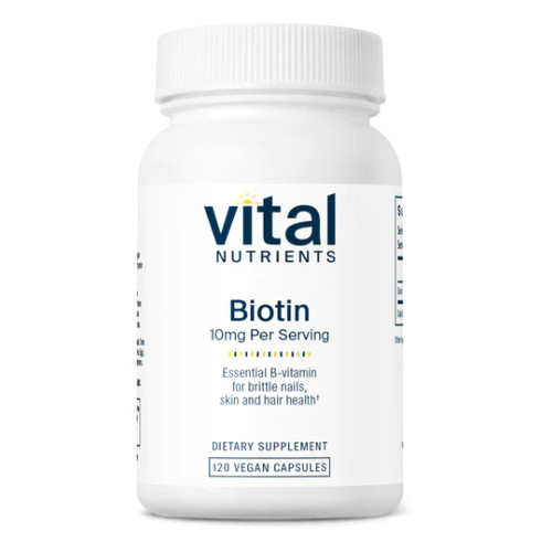 Biotin 10 mg 60 vegcaps - Vital Nutrients