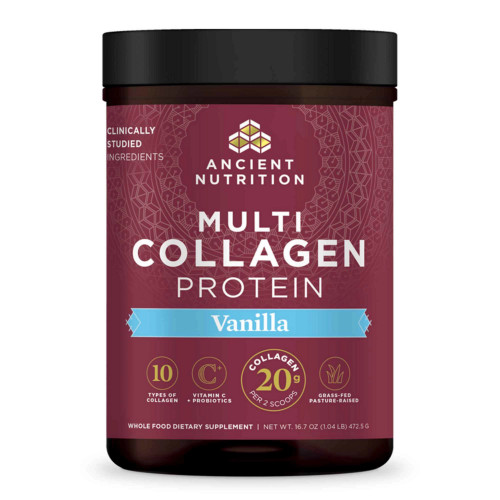 Multi Collagen Protein Vanilla 472g by Ancient Nutrition