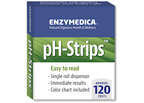 pH Strips 120 tests by Enzymedica