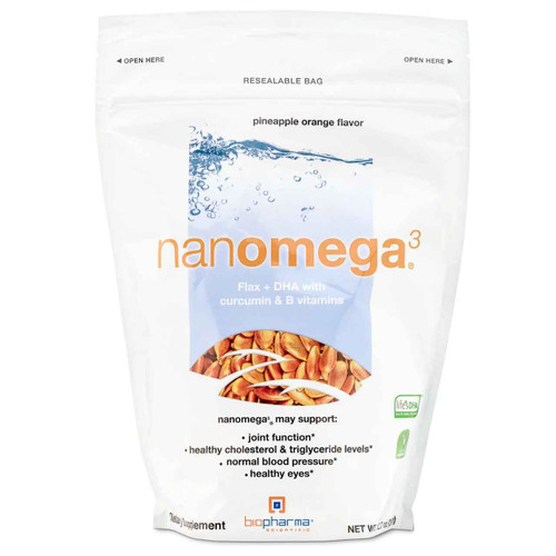 NanOmega3 Pineapple Orange 360g (12.7oz) by Biopharma SCIENTIFIC