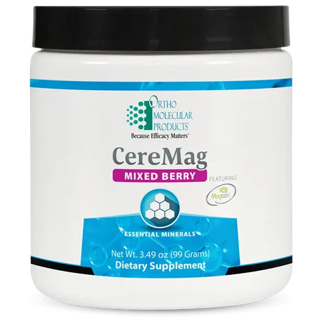 CereMag Mixed Berry by Ortho Molecular Products – Brain Magnesium Support