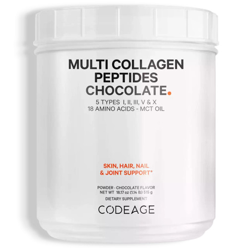 Multi Collagen Peptides Powder Chocolate 515g by Codeage