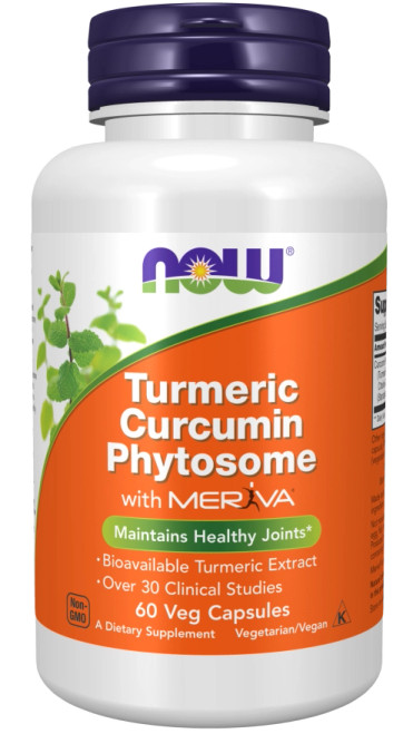 Turmeric Curcumin Phytosome 60vc by NOW Foods