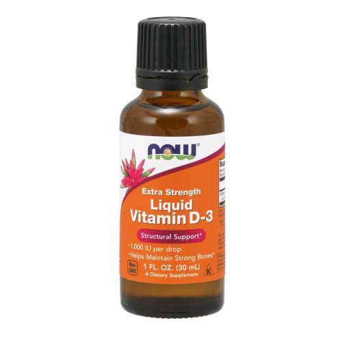 Vitamin D-3 Extra Strength 1fl oz by NOW Foods
