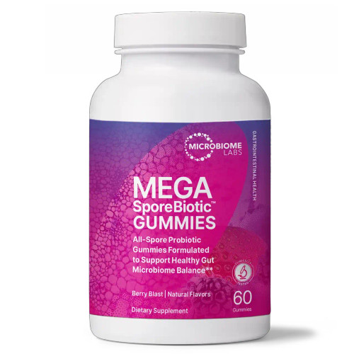 MegaSporeBiotic Gummies 60ct by Microbiome Labs