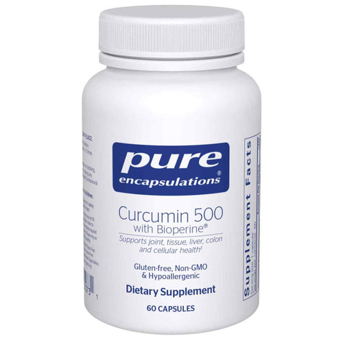 Curcumin 500 with Bioperine® by Pure Encapsulations – Curcumin Absorption and Antioxidant Support