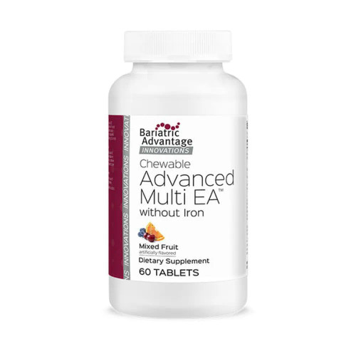 Chewable Advanced Multi EA without Iron Mixed Fruit 30 Tablets by Bariatric Advantage