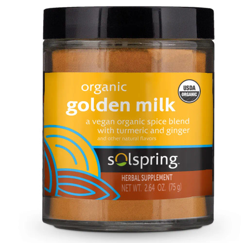 Solspring Organic Golden Milk 75 Grams by Dr. Mercola