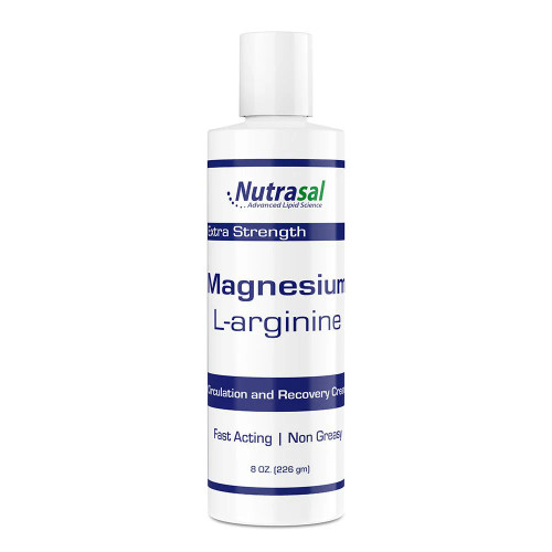 Magnesium L-Arginine Cream 8oz by Nutrasal