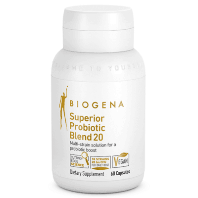 Superior Probiotic Blend 20 Gold by Biogena