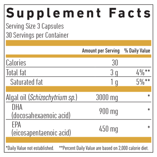 Vegan Omega 3 DHA & EPA 450 by Biogena