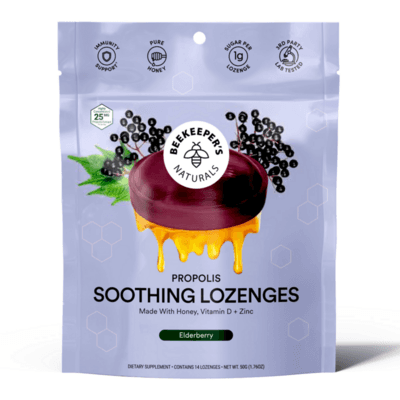 B. Soothed Elderberry Lozenges by Beekeeper's Naturals