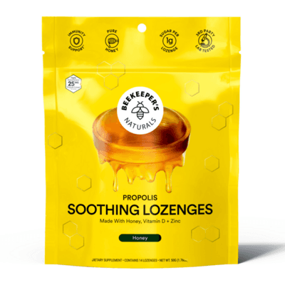 B. Soothed Honey Lozenges by Beekeeper's Naturals