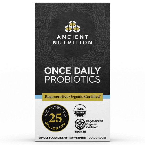 Regenerative Organic Certified Once Daily Probiotics 25B 30c by Ancient Nutrition
