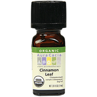 Cinnamon Leaf Organic Ess Oil by Aura Cacia