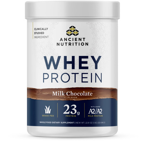 Whey Protein Powder Milk Chocolate  646g by Ancient Nutrition
