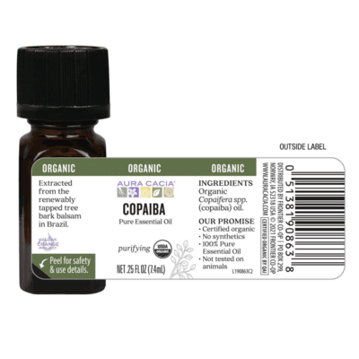 Copaiba Organic Essential Oil by Aura Cacia