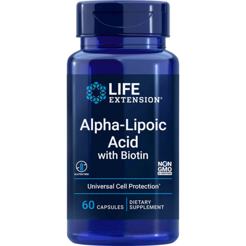 Alpha-Lipoic Acid with Biotin 60c by Life Extension